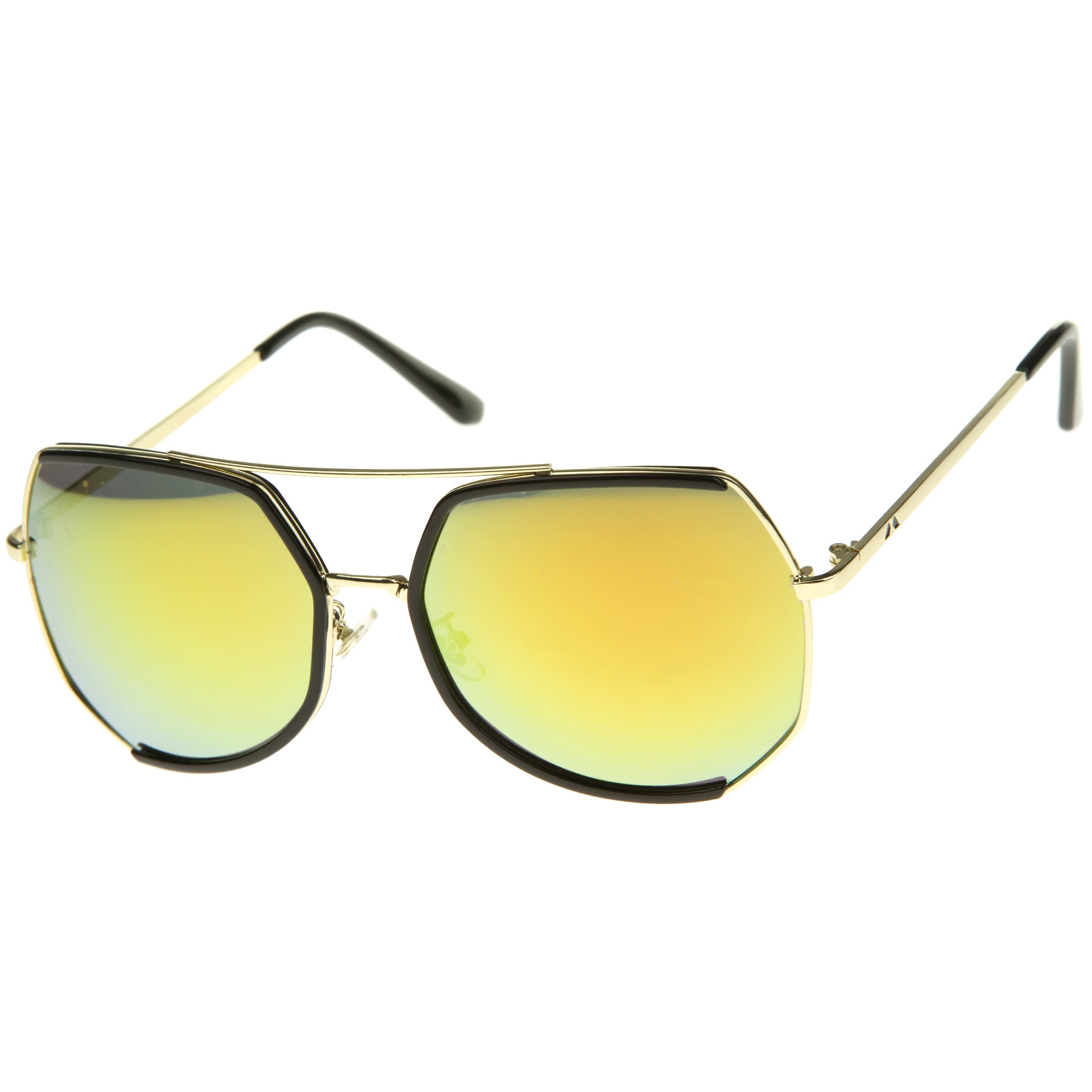 Black-Gold / Yellow Mirror