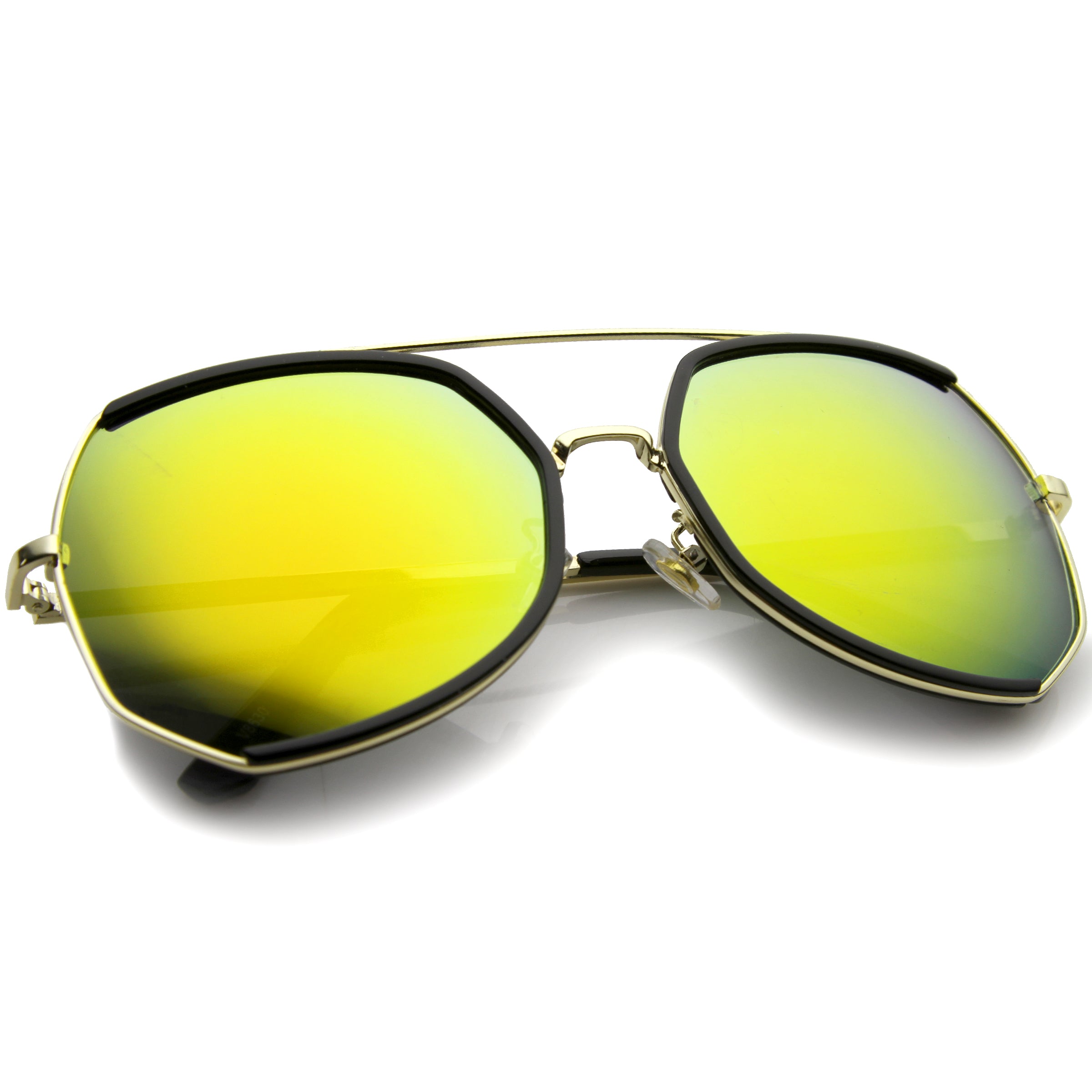 Black-Gold / Yellow Mirror