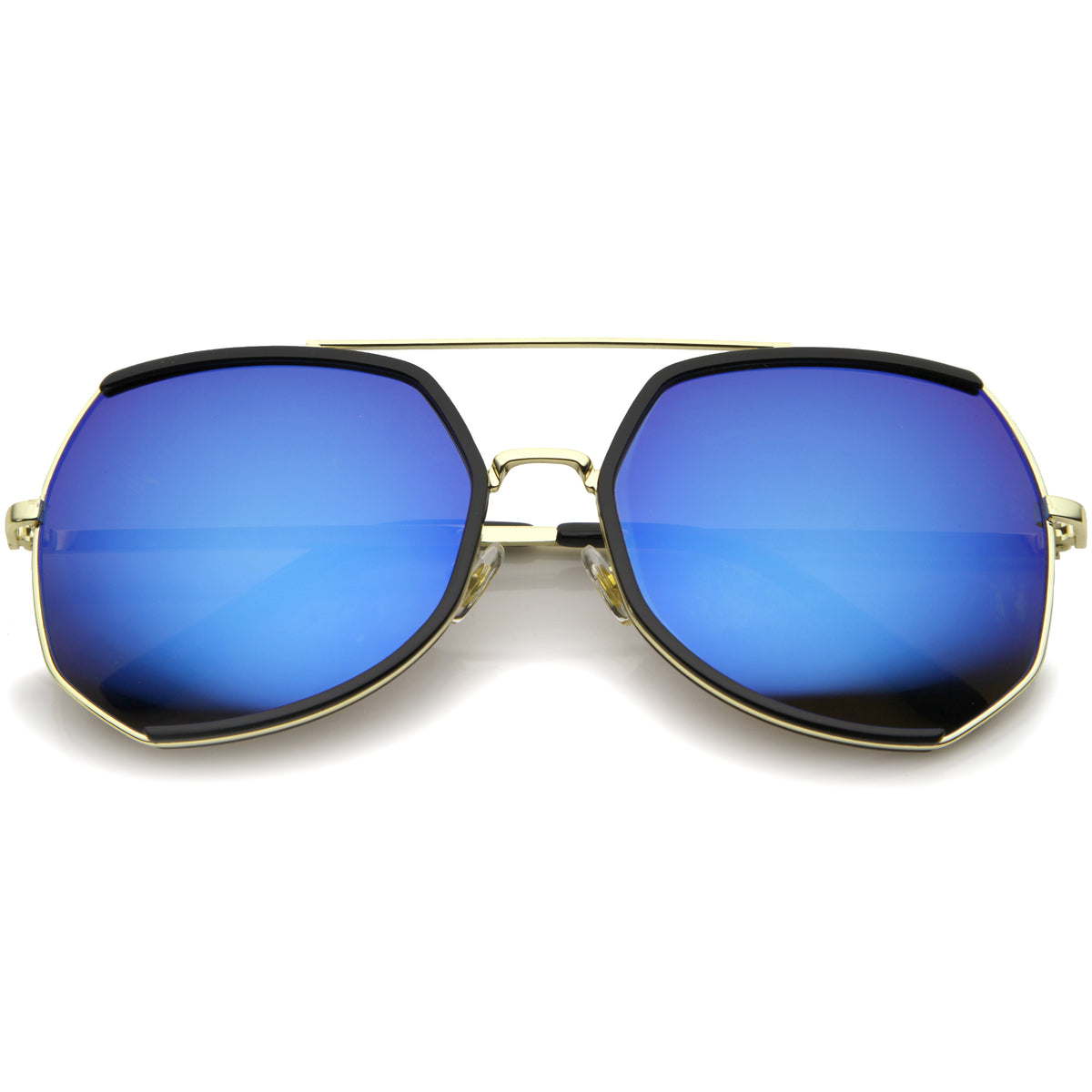 Black-Gold / Blue Mirror