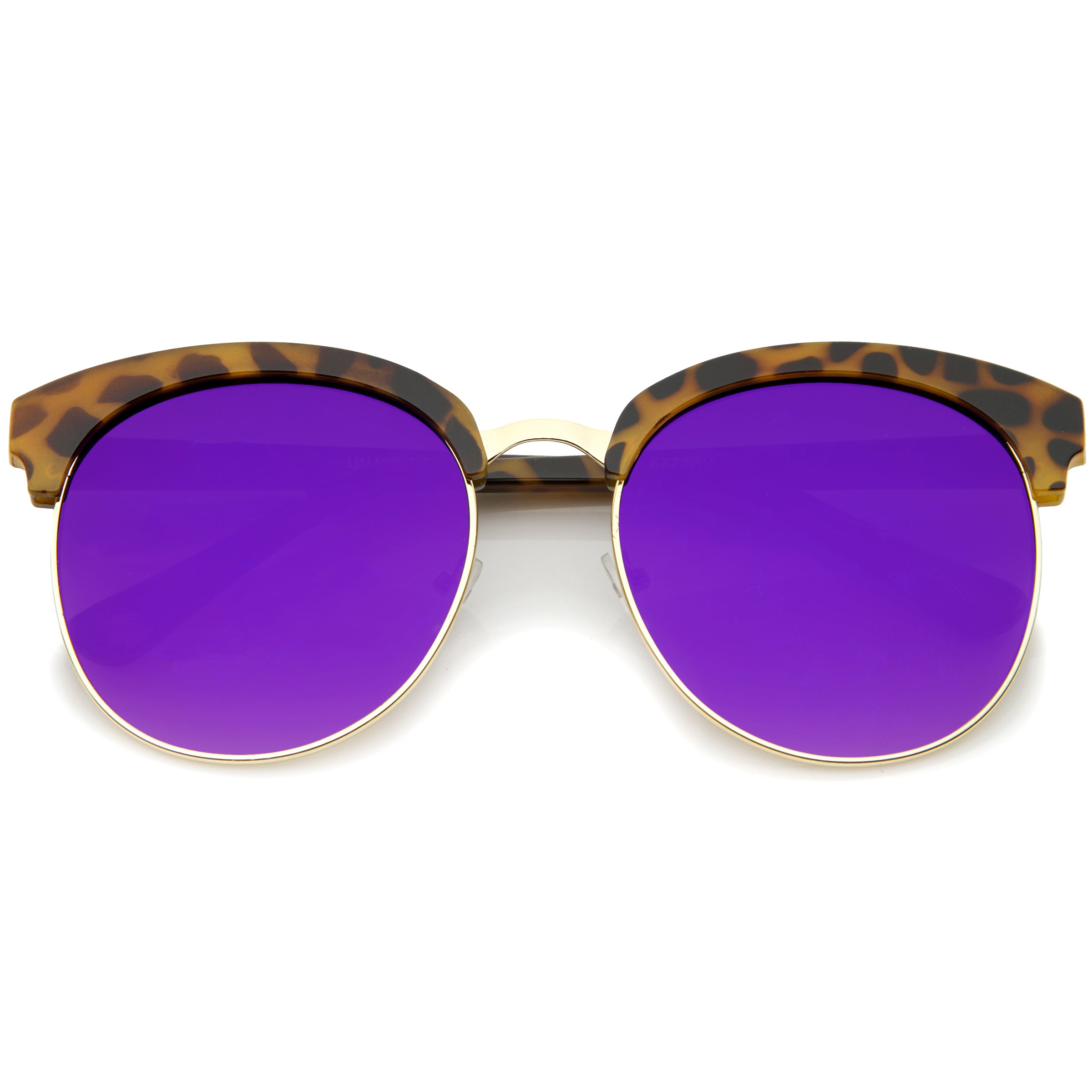 Tortoise-Gold / Purple Mirror