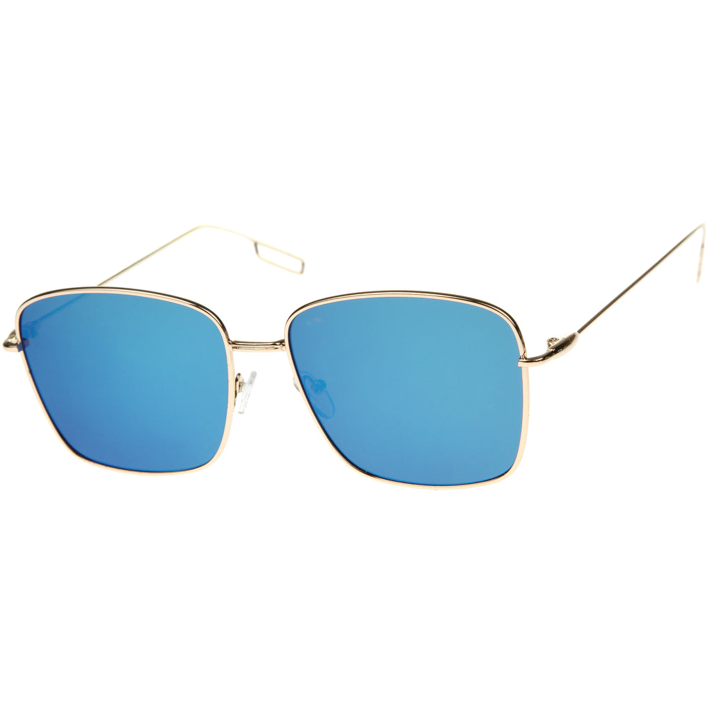 Gold / Blue Mirror