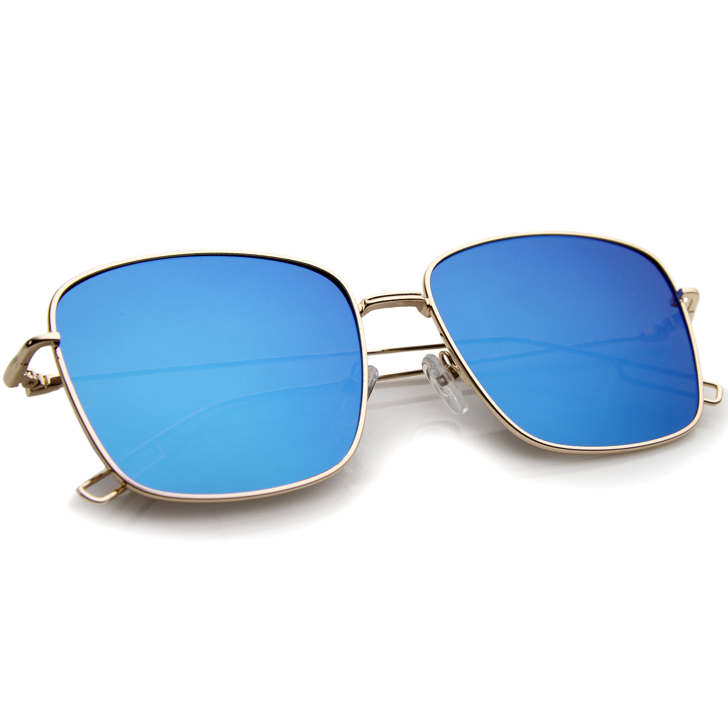 Gold / Blue Mirror