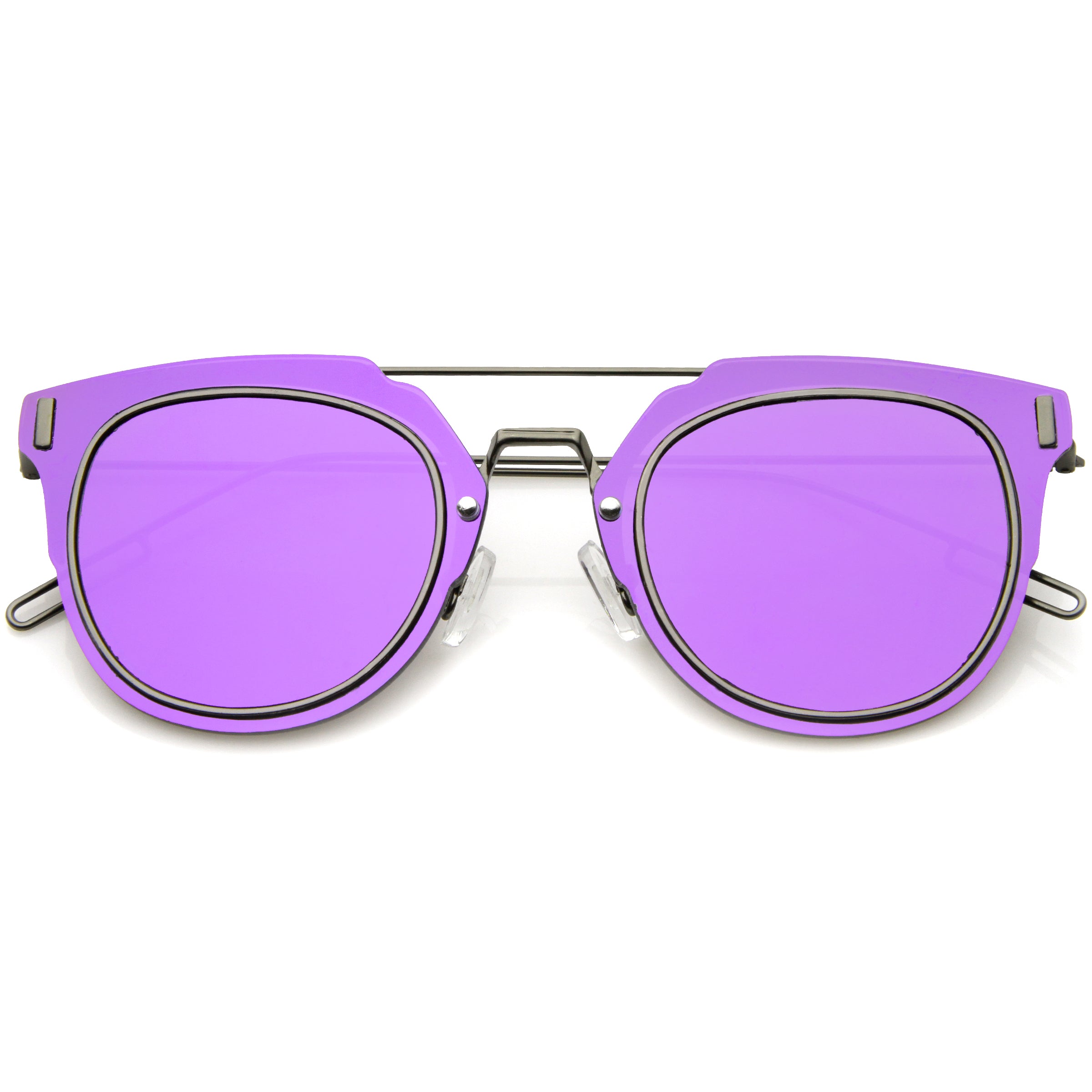 Gunmetal / Purple Mirror