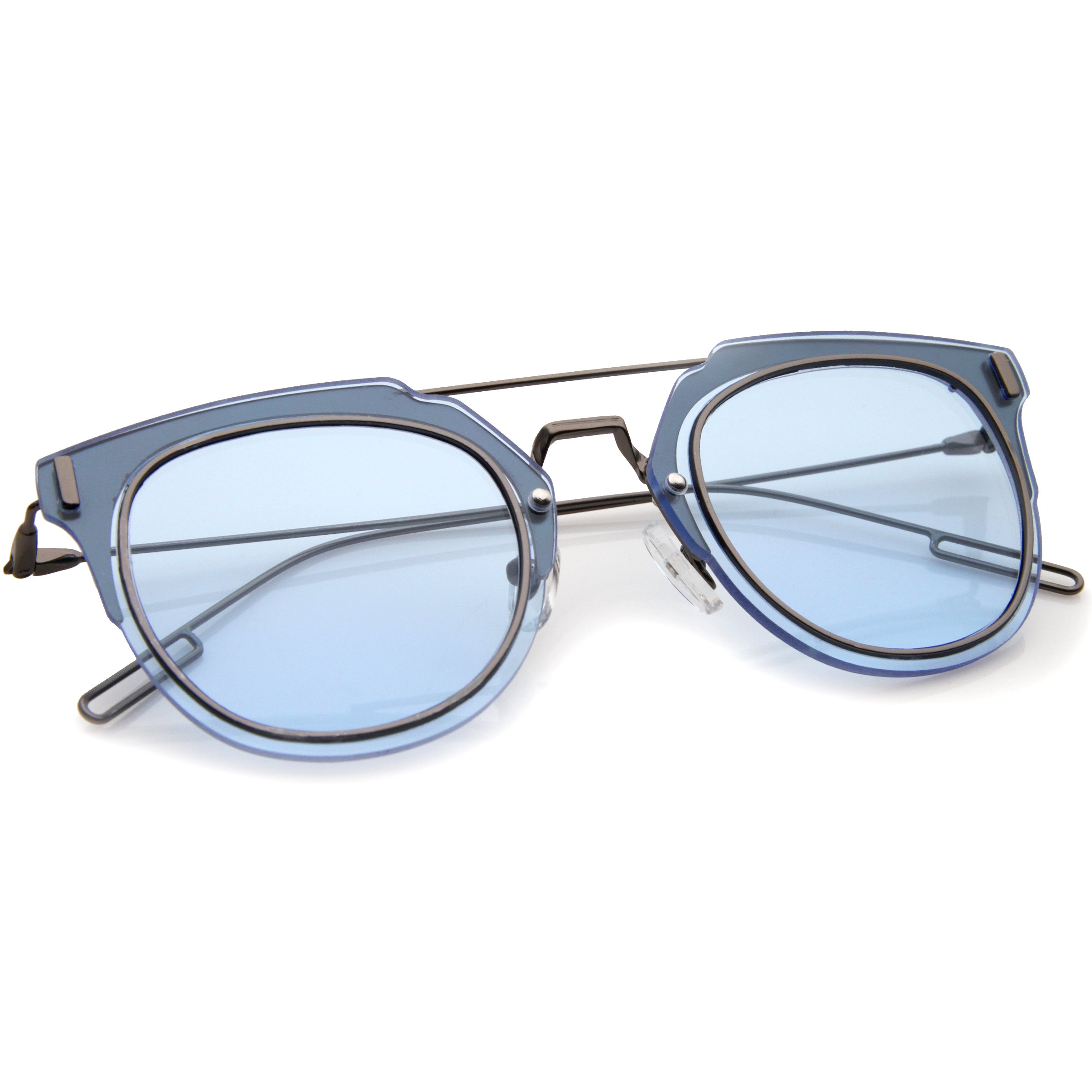 Blue-Gunmetal / Blue