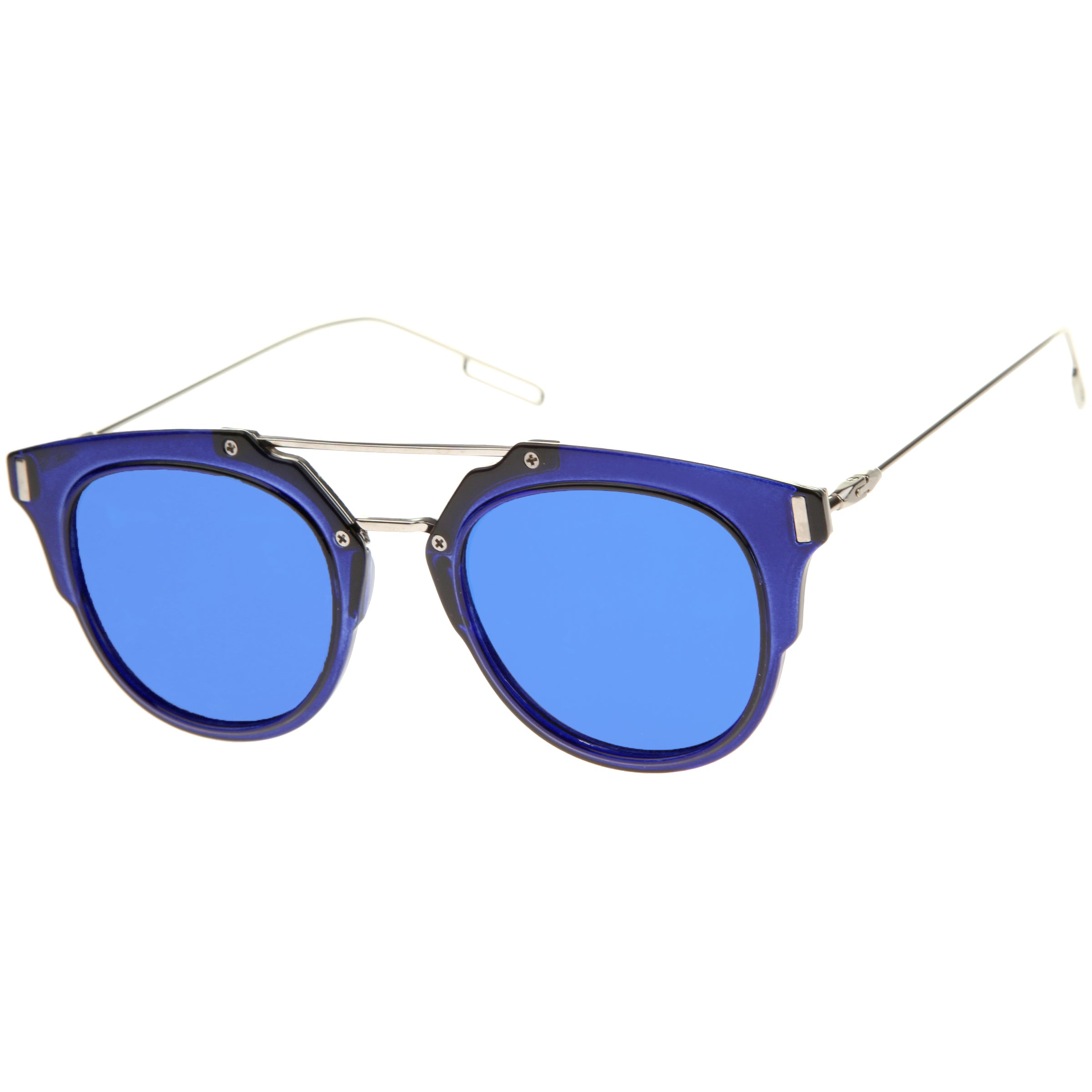 Blue-Silver / Blue Mirror