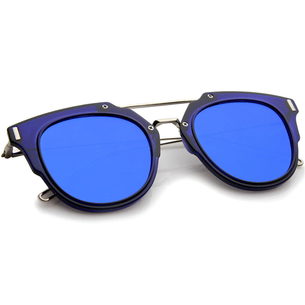 Blue-Silver / Blue Mirror