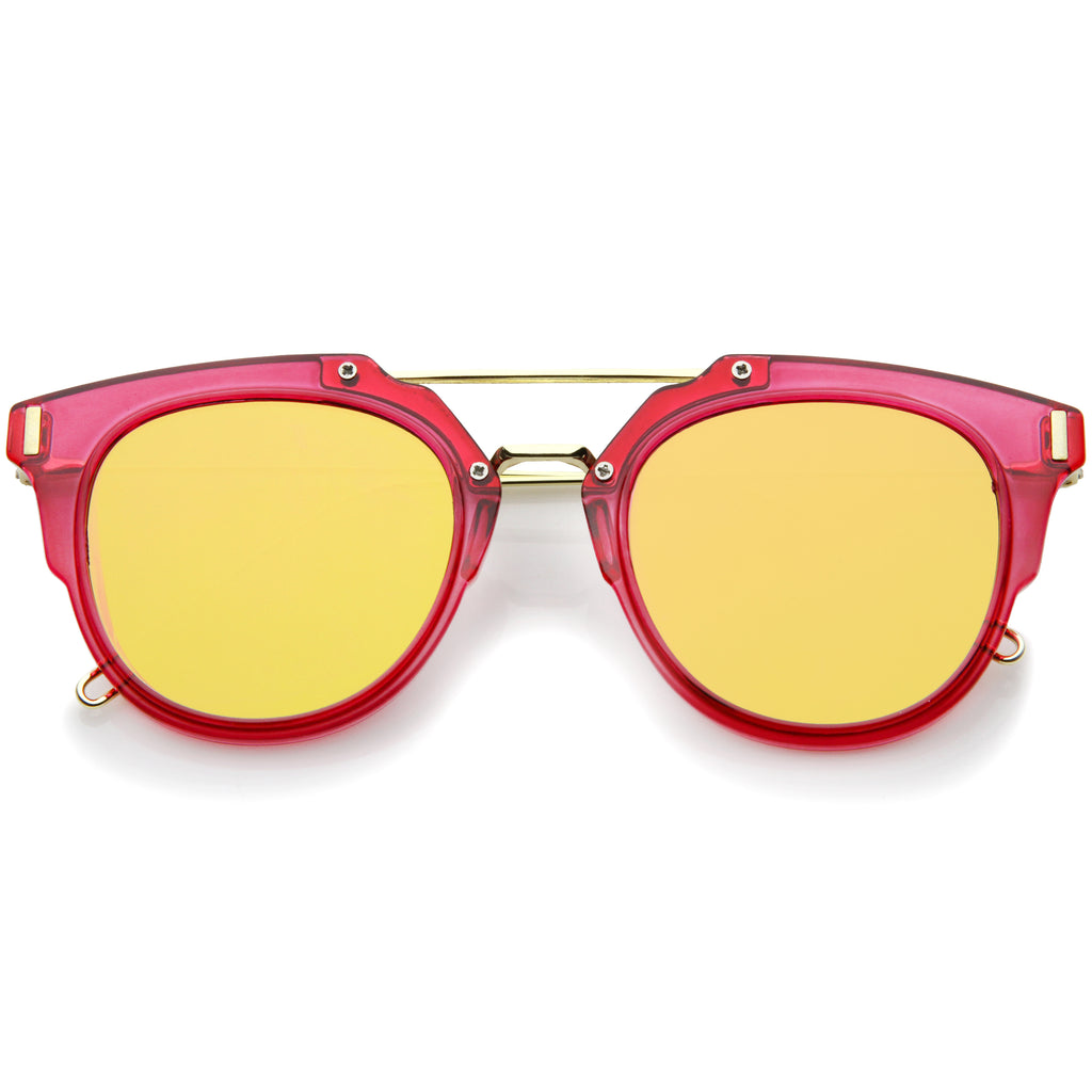 Fuchsia-Gold / Yellow Mirror