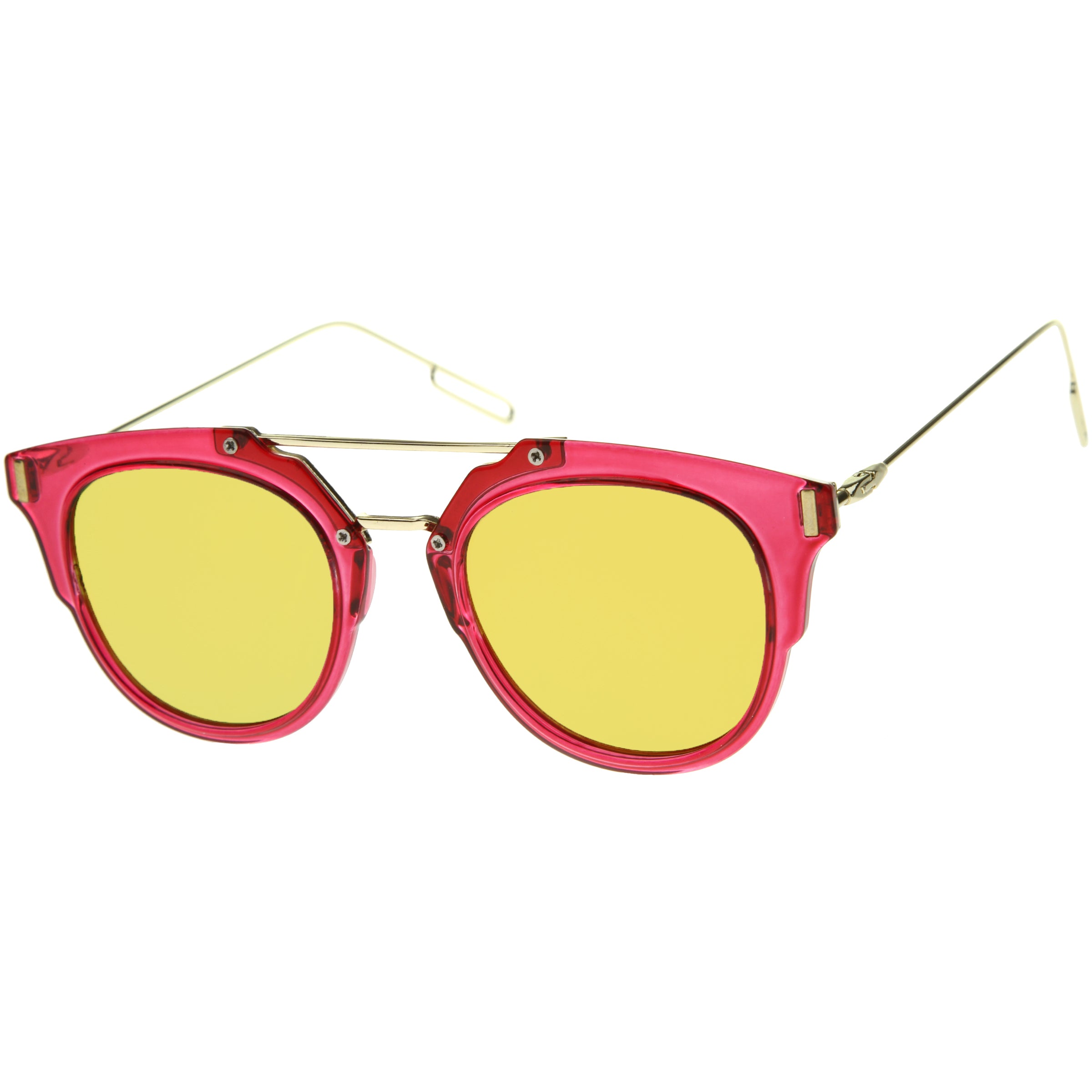 Fuchsia-Gold / Yellow Mirror