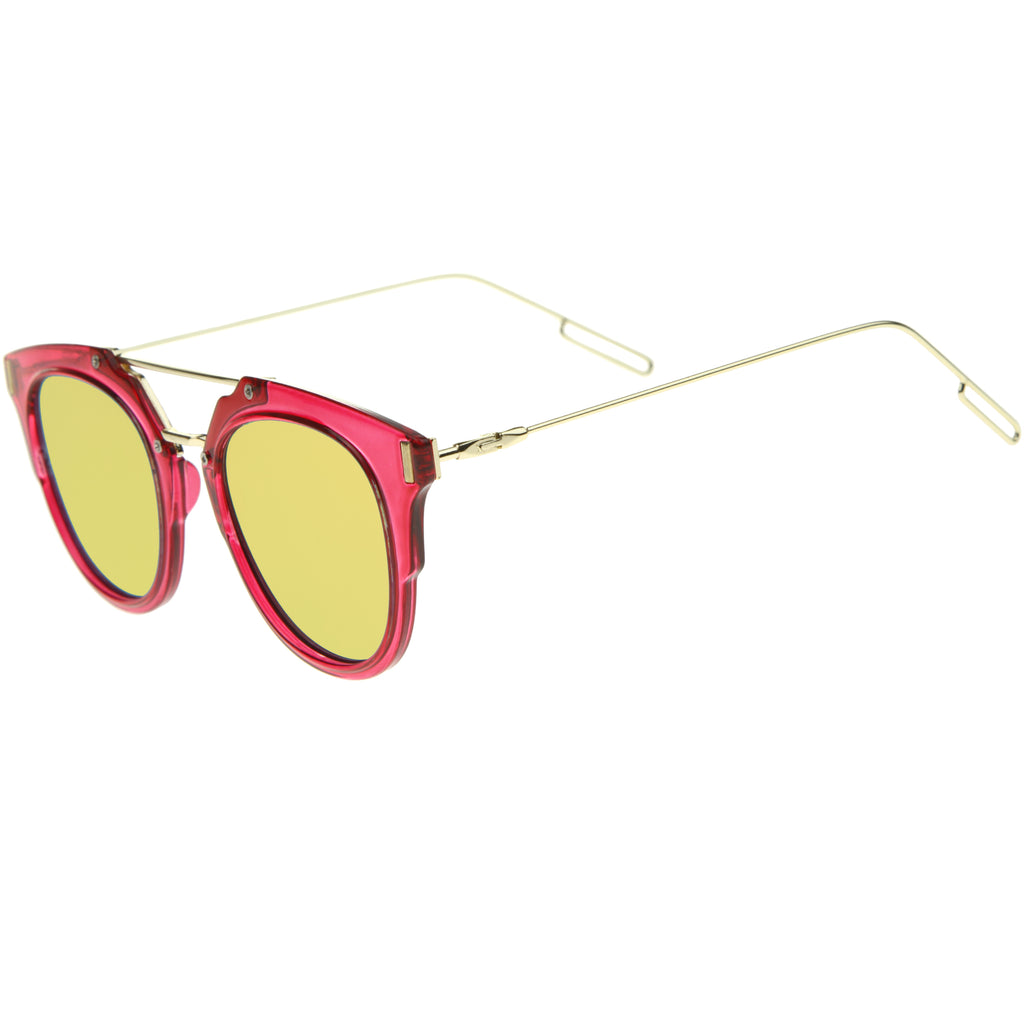 Fuchsia-Gold / Yellow Mirror