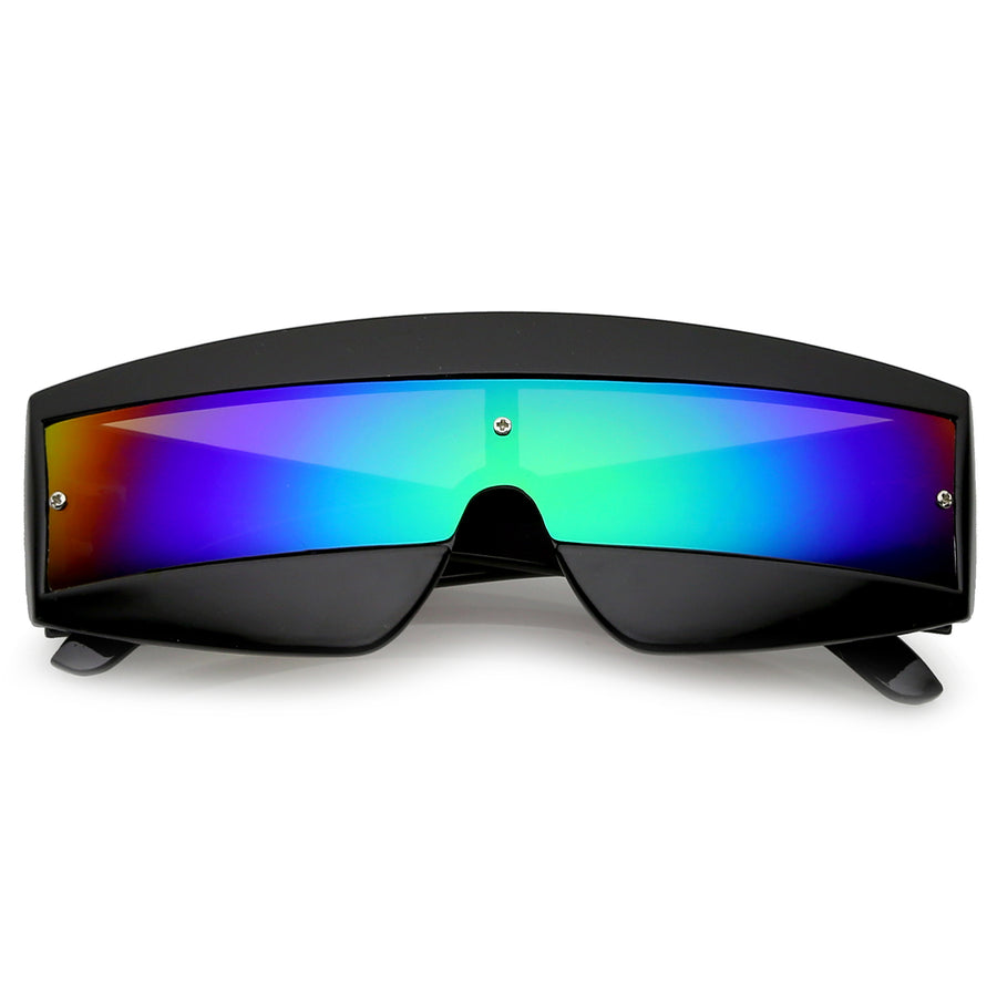 Adult Sunglasses Futuristic Integrated Rectangle Sense of Future
