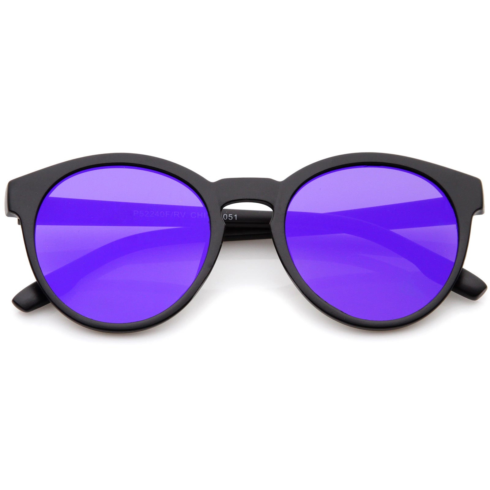 Matte Black / Purple Mirror