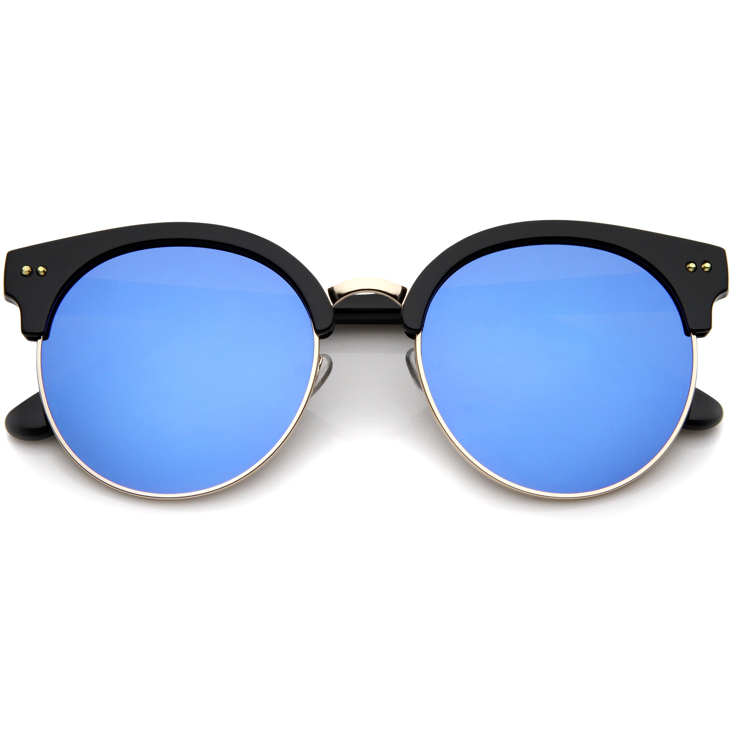 Black-Gold / Blue Mirror