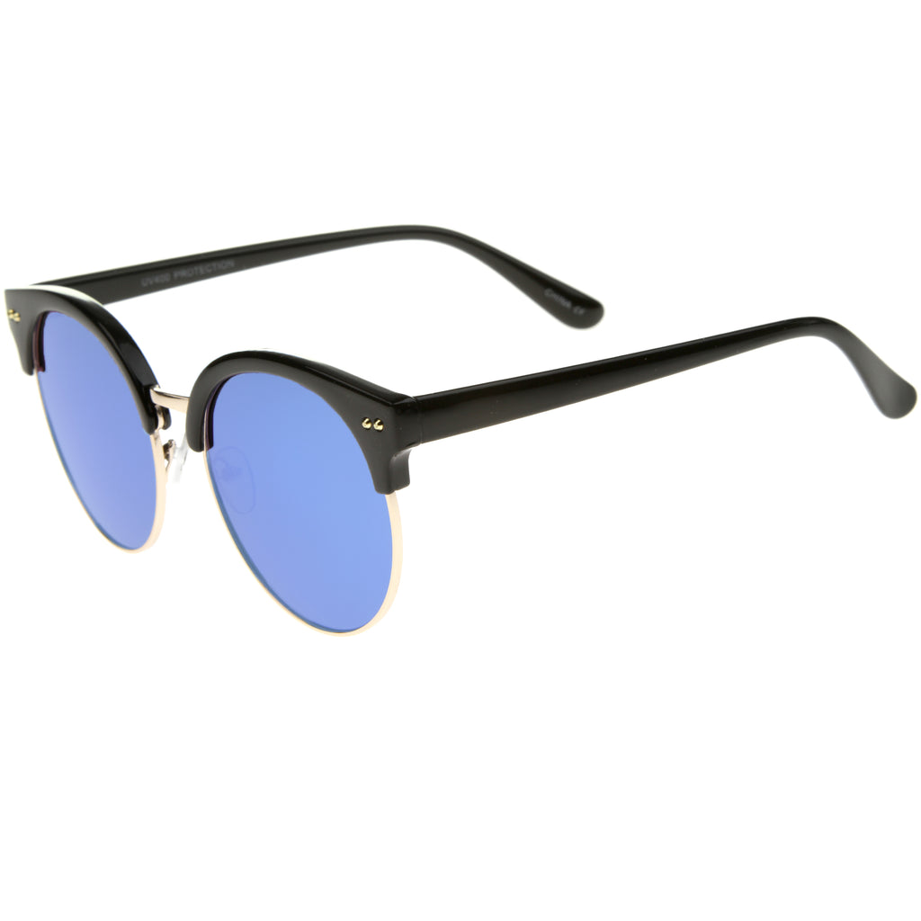 Black-Gold / Blue Mirror