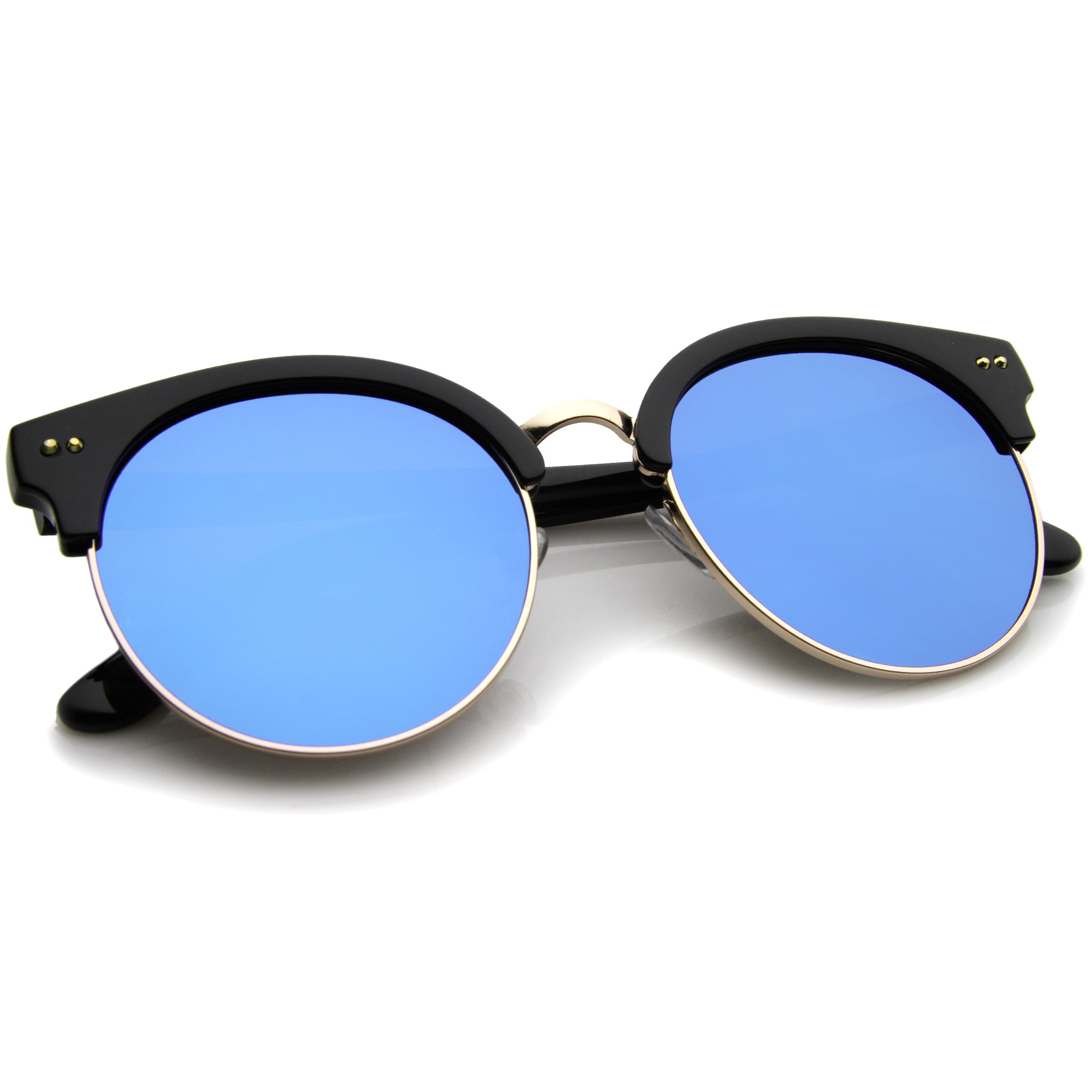 Black-Gold / Blue Mirror