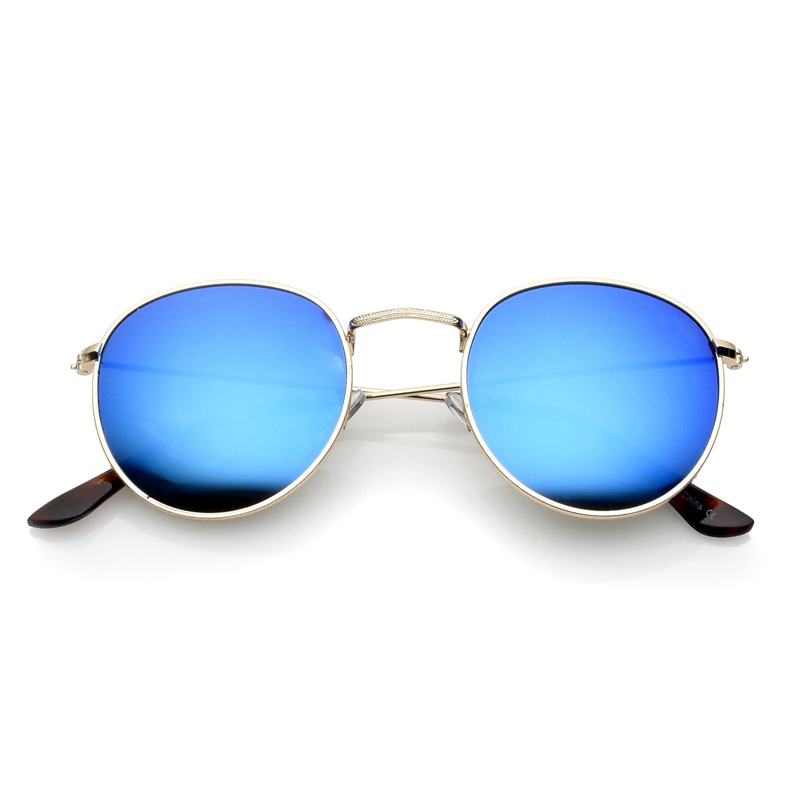 Gold / Blue Mirror