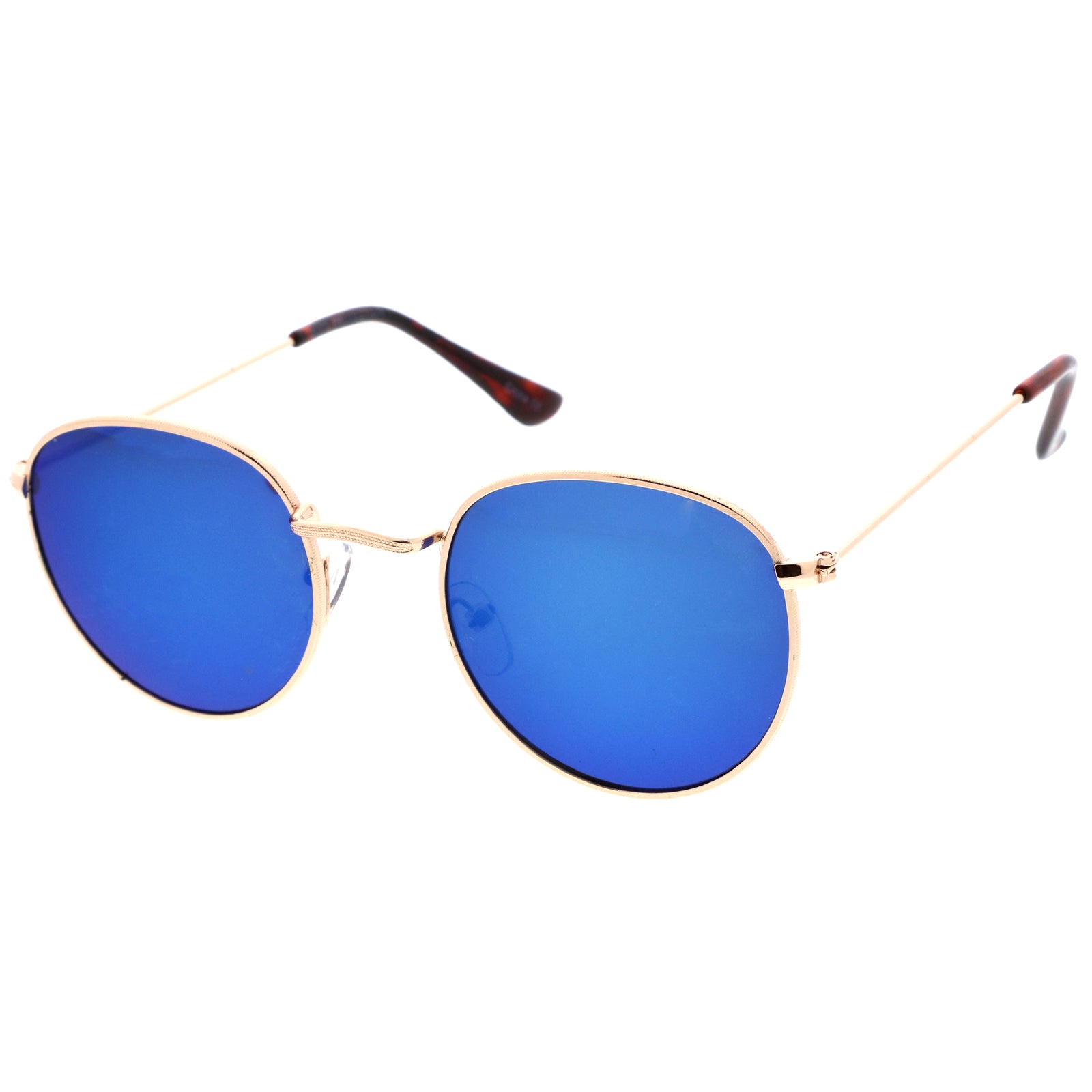 Gold / Blue Mirror
