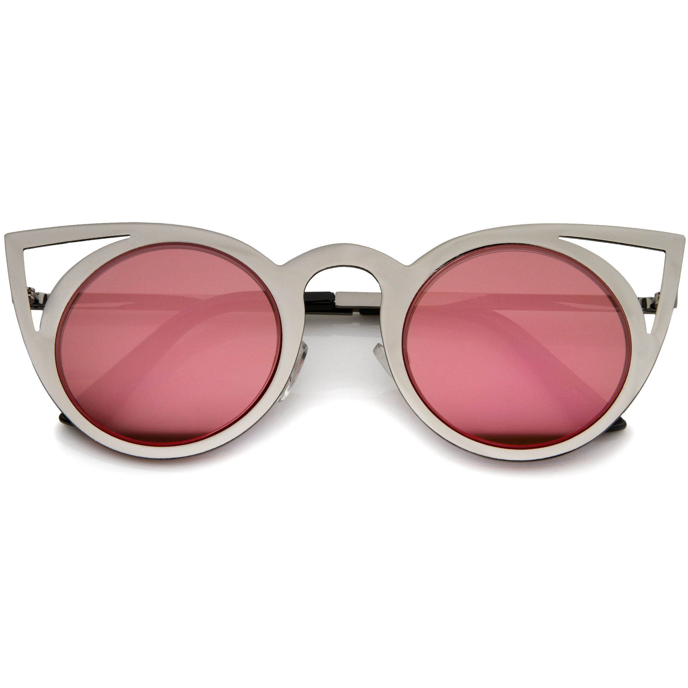 Silver / Pink Mirror