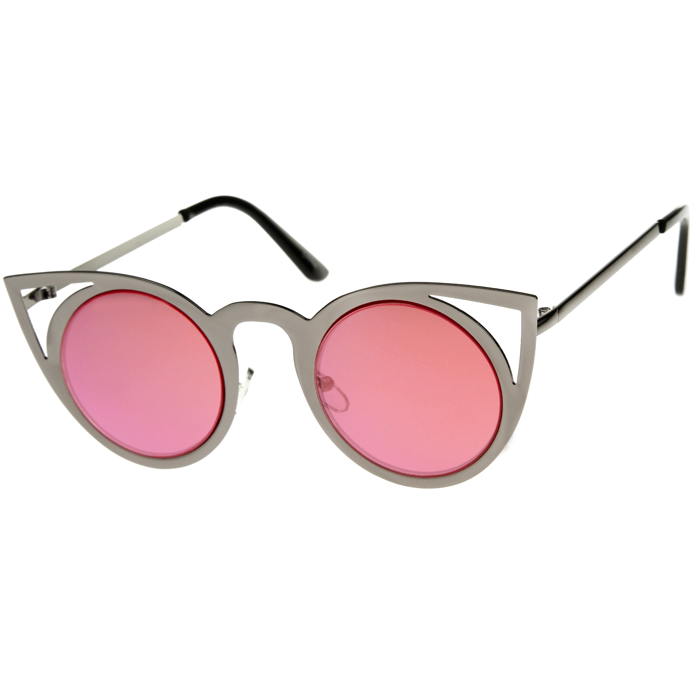 Silver / Pink Mirror