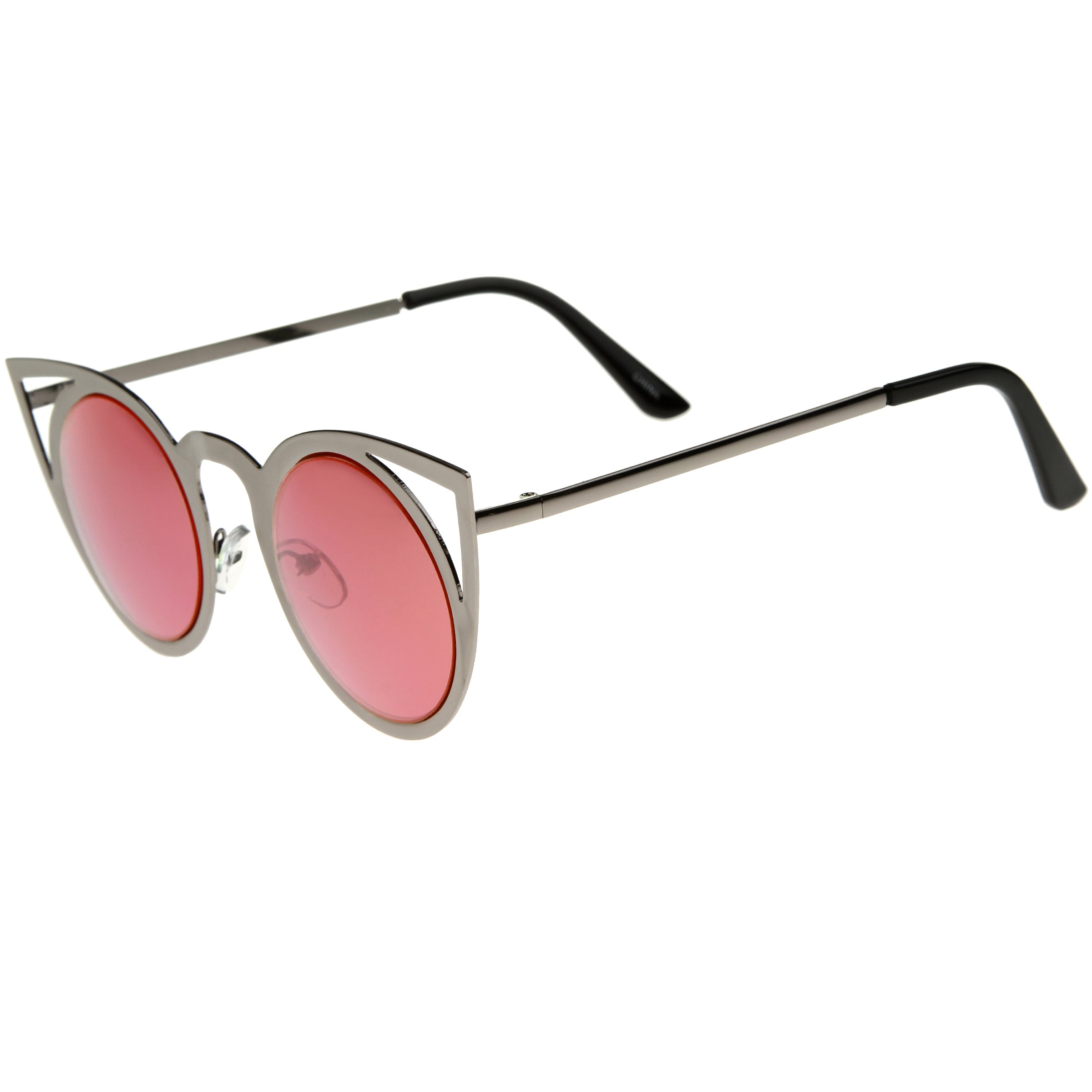 Silver / Pink Mirror