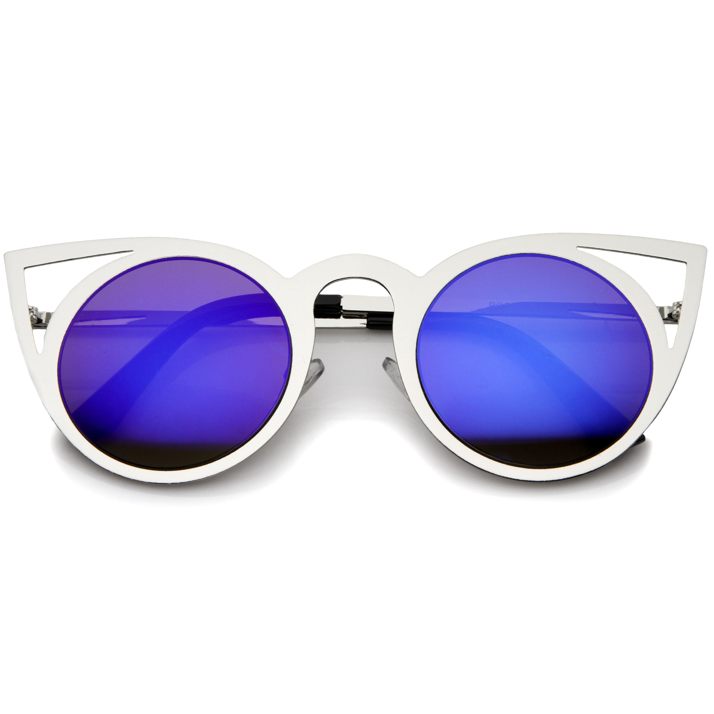Silver / Blue Mirror