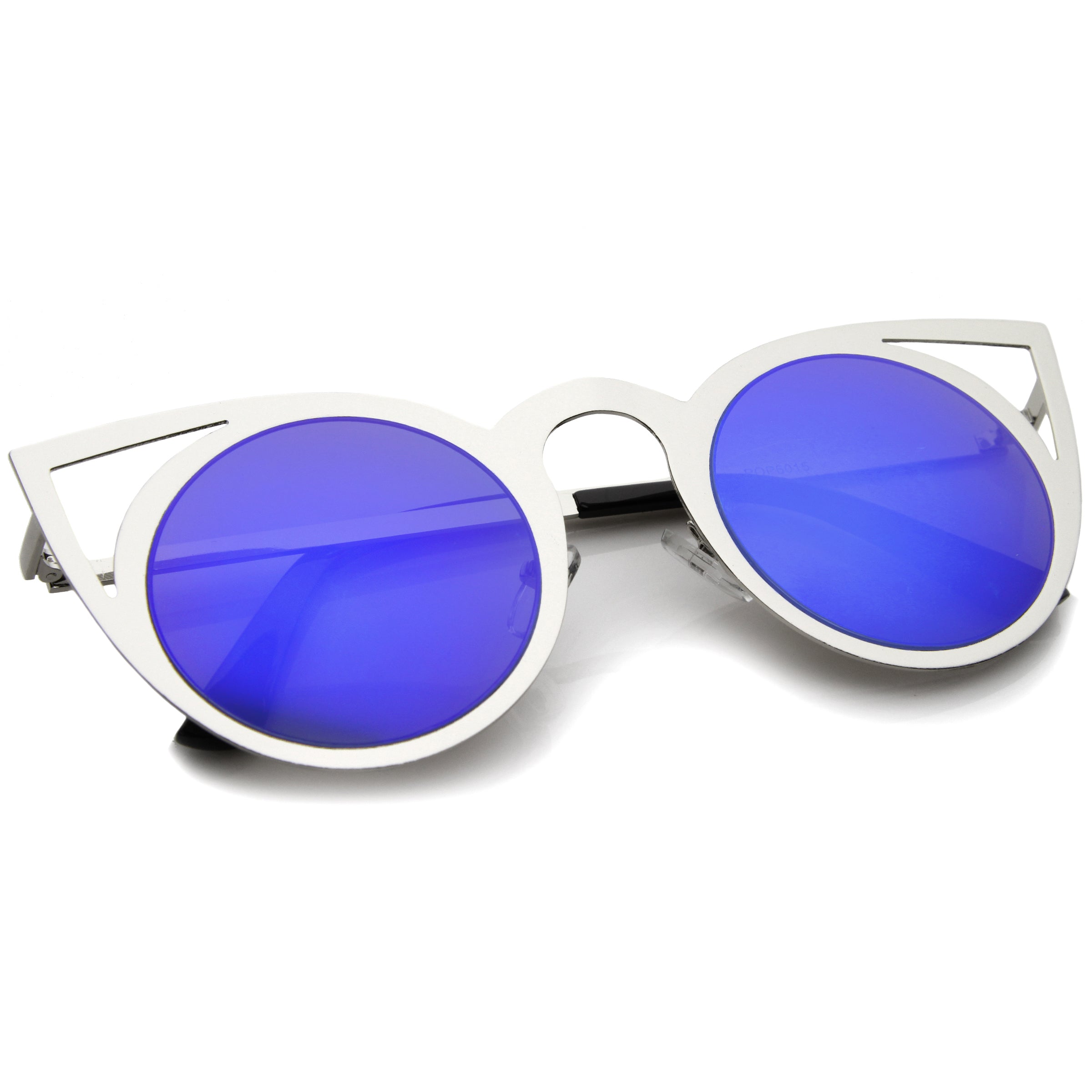 Silver / Blue Mirror