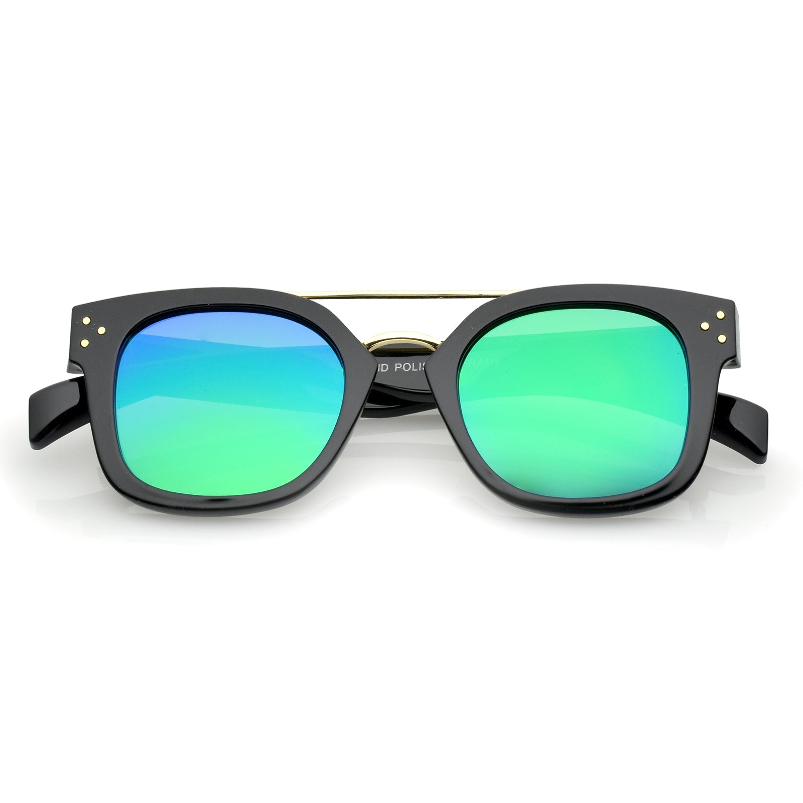 Black / Green Mirror