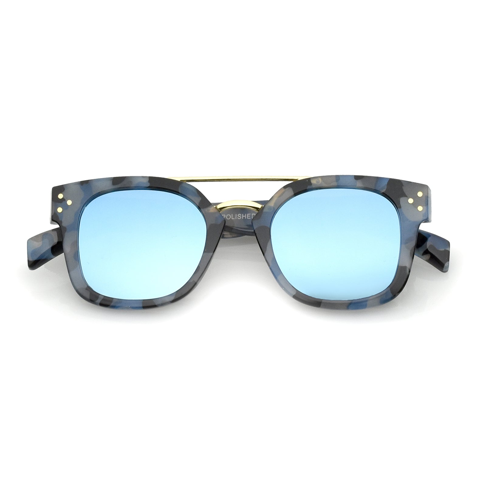 Blue Camo / Blue Mirror
