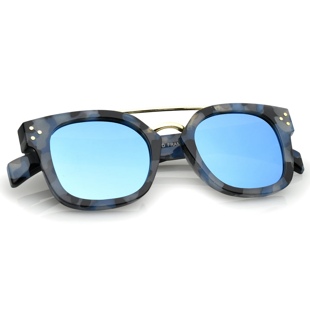 Blue Camo / Blue Mirror