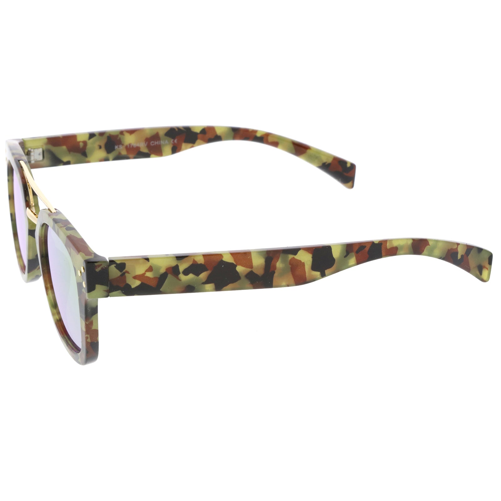 Brown Camo / Orange Mirror