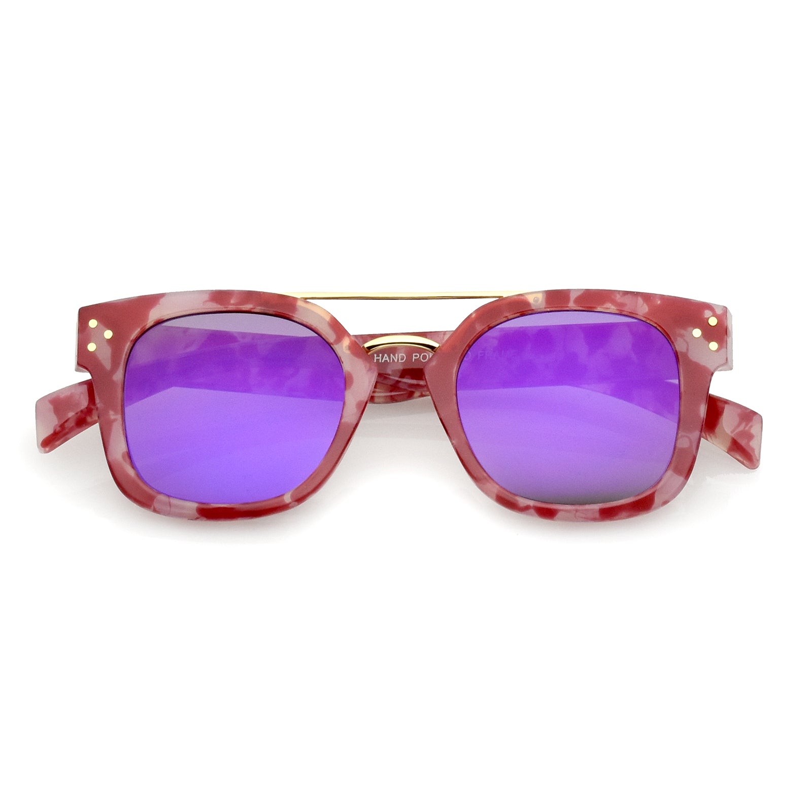 Red Marble / Purple Mirror