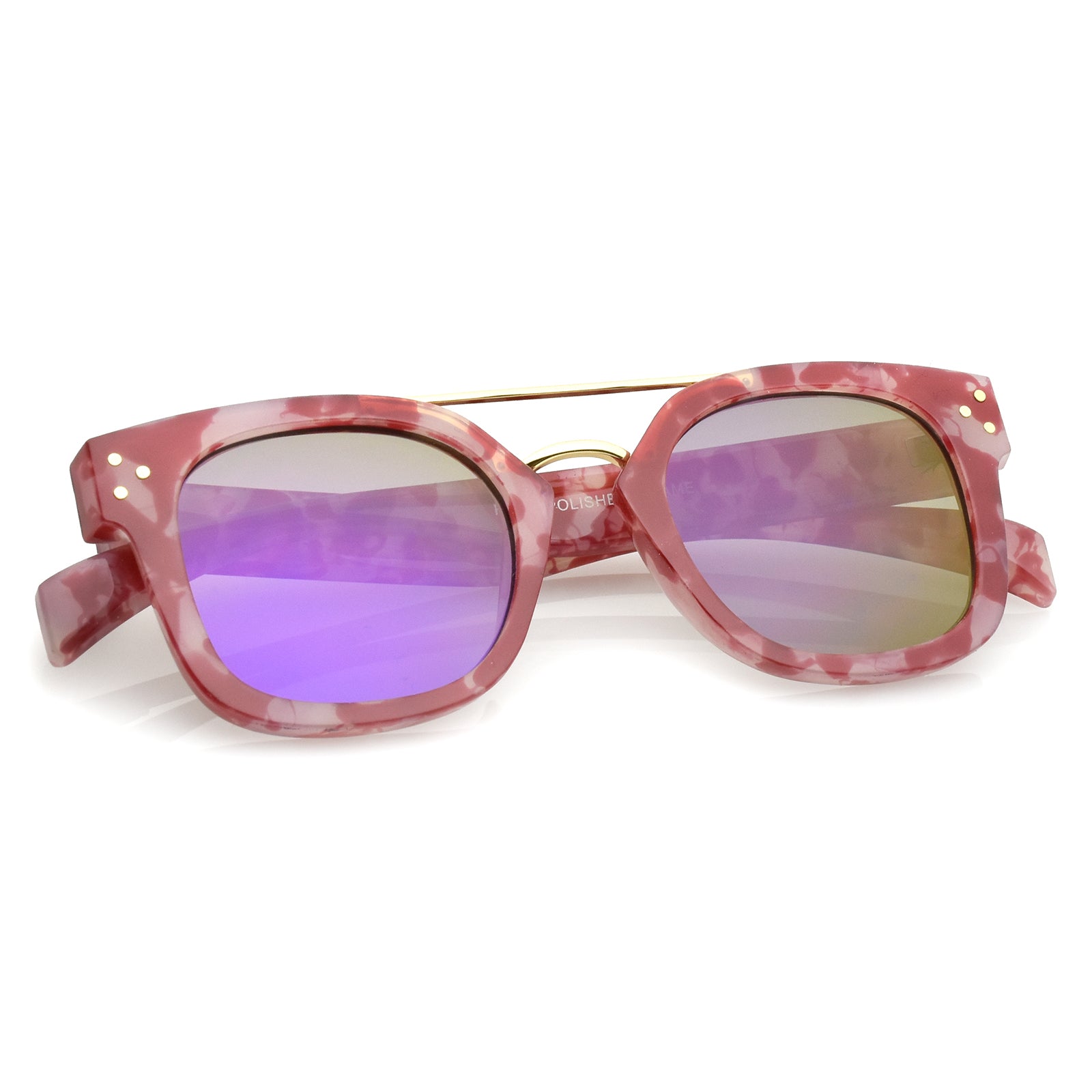 Red Marble / Purple Mirror