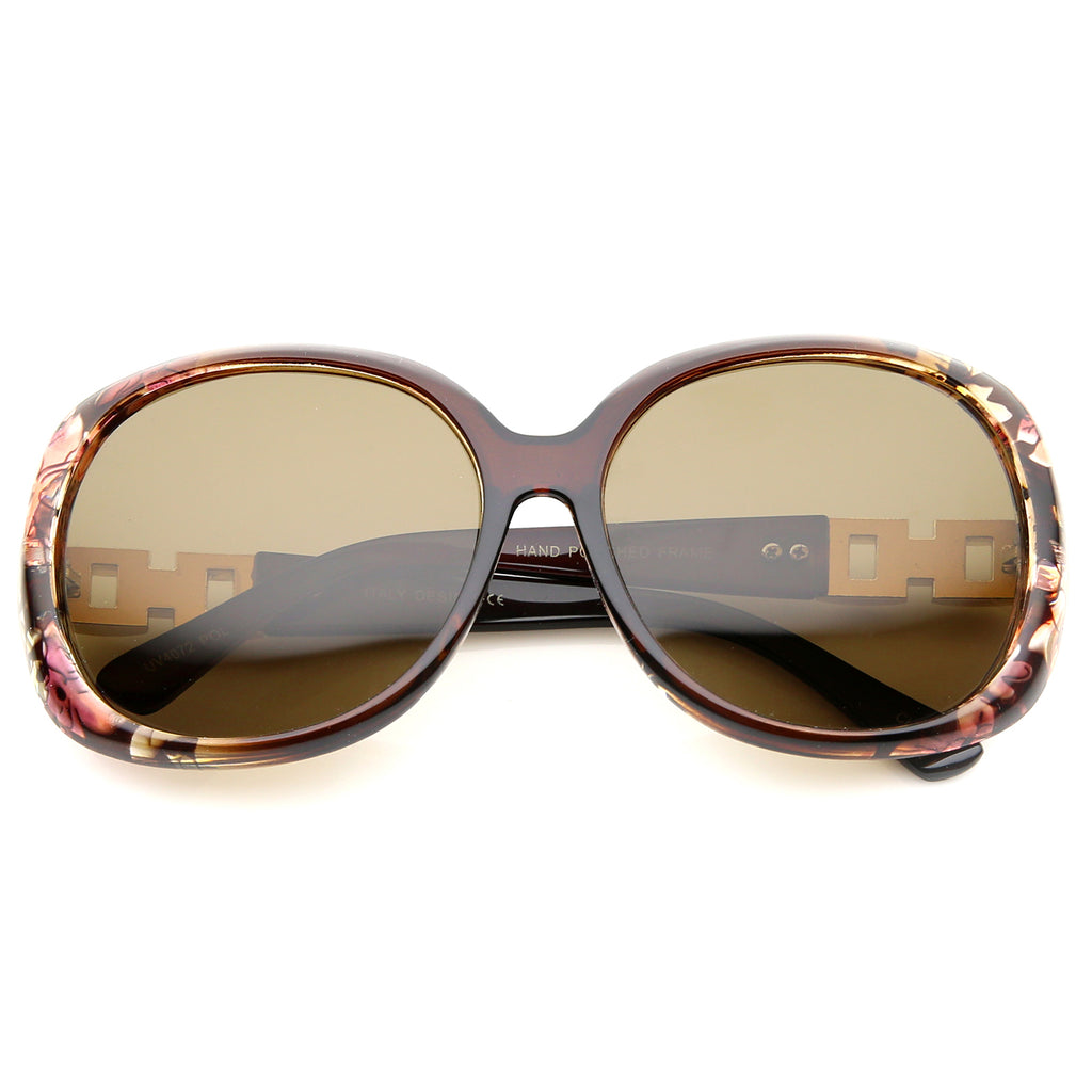 Floral-Brown / Brown