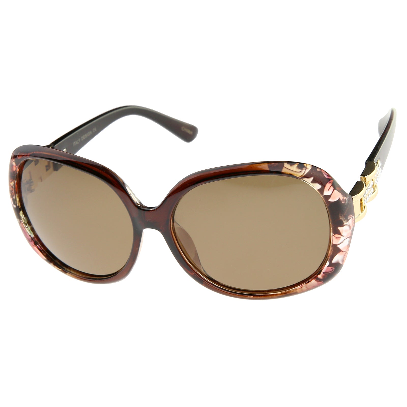Floral-Brown / Brown