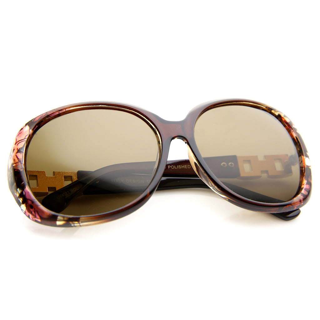 Floral-Brown / Brown