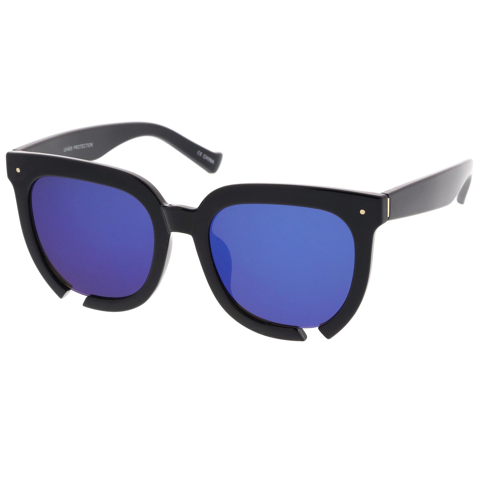 Black / Blue Mirror