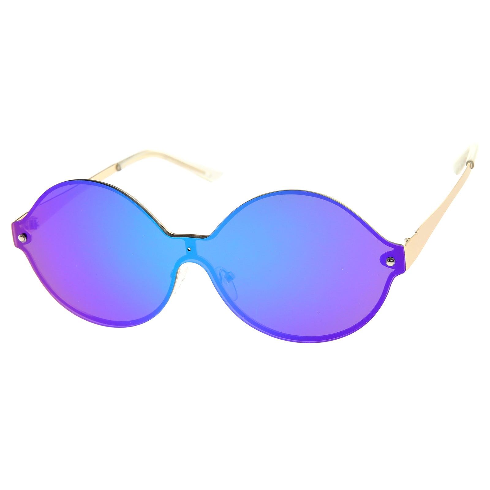 Gold / Green-Blue Mirror