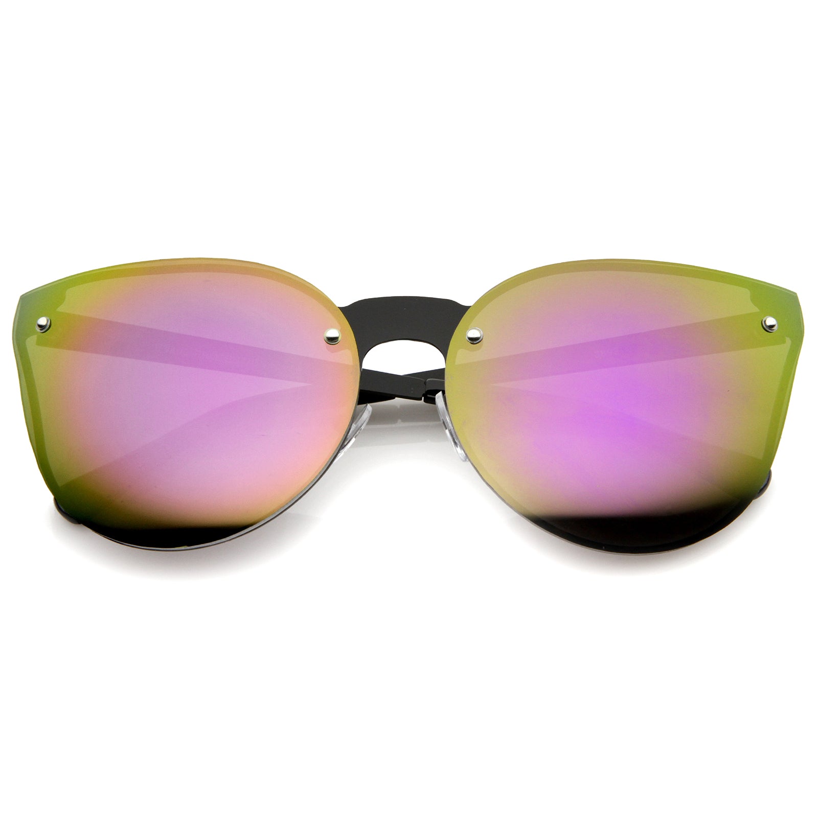 Black / Purple-Green Mirror