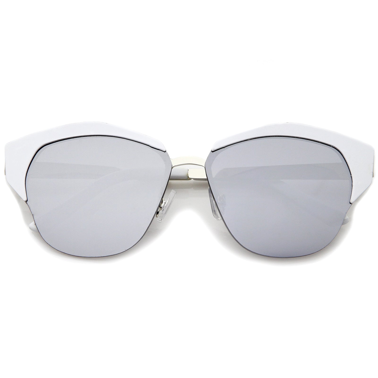 White / Silver Mirror