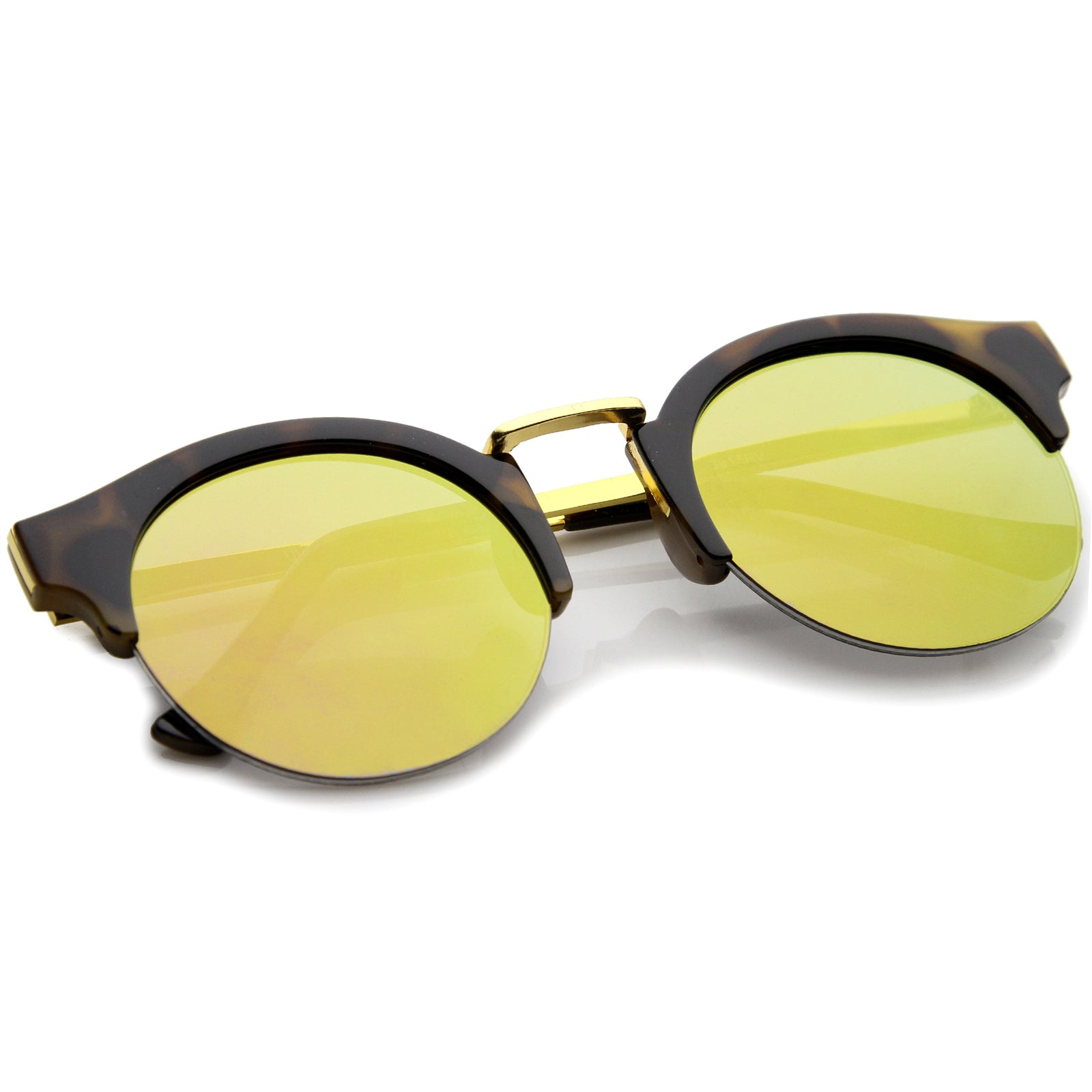 Tortoise-Gold / Pink Mirror