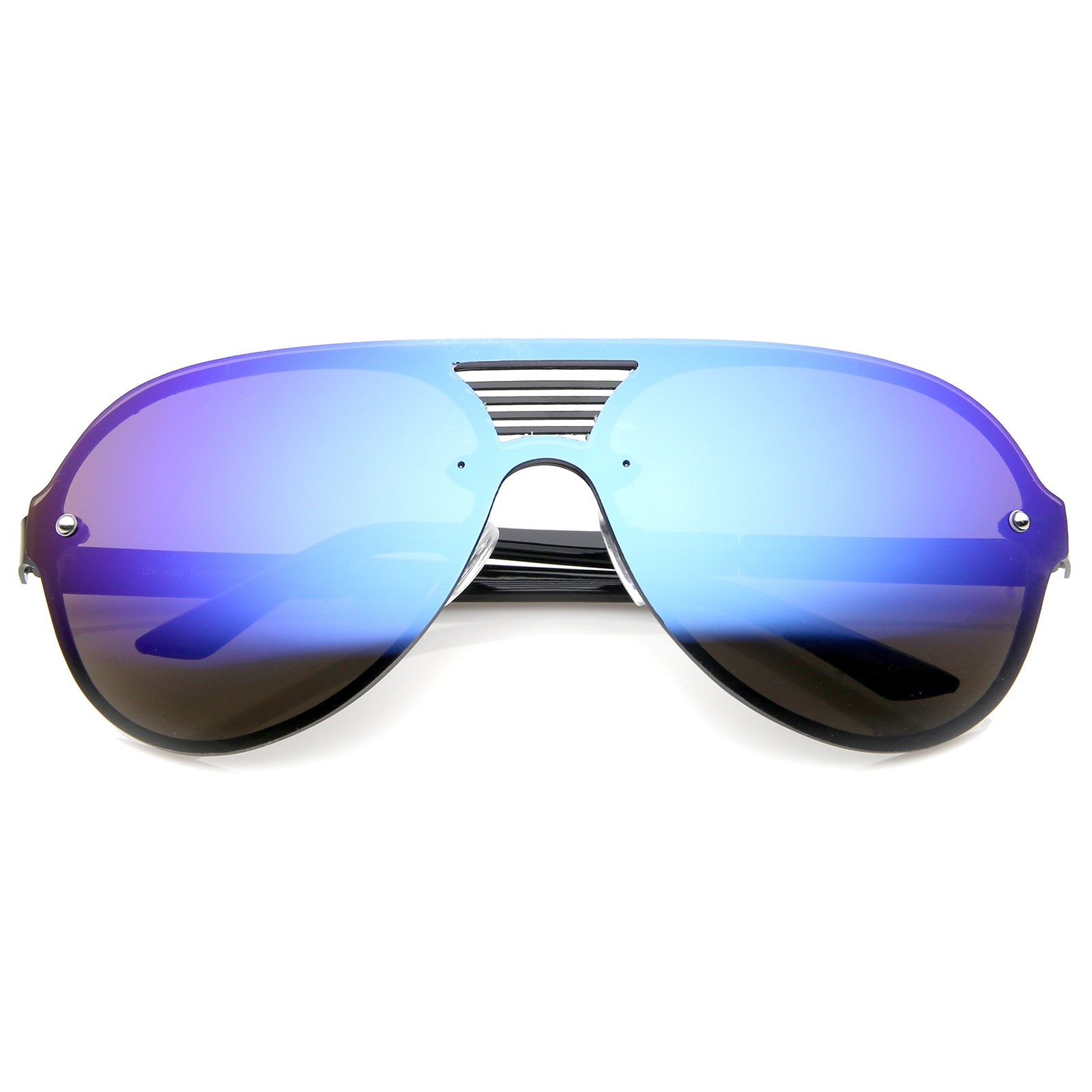 Black / Blue Mirror