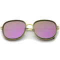 Smoke-Gold / Purple Mirror
