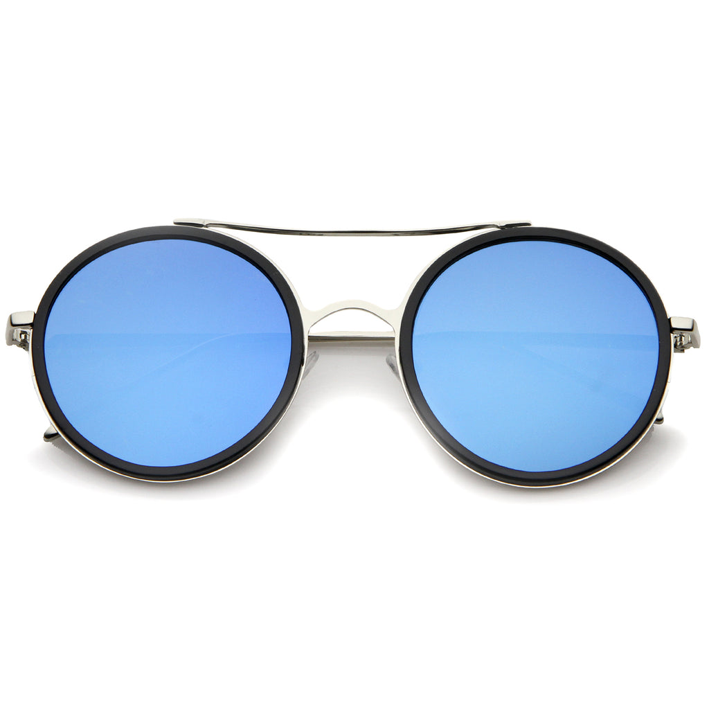 Black-Silver / Blue Mirror