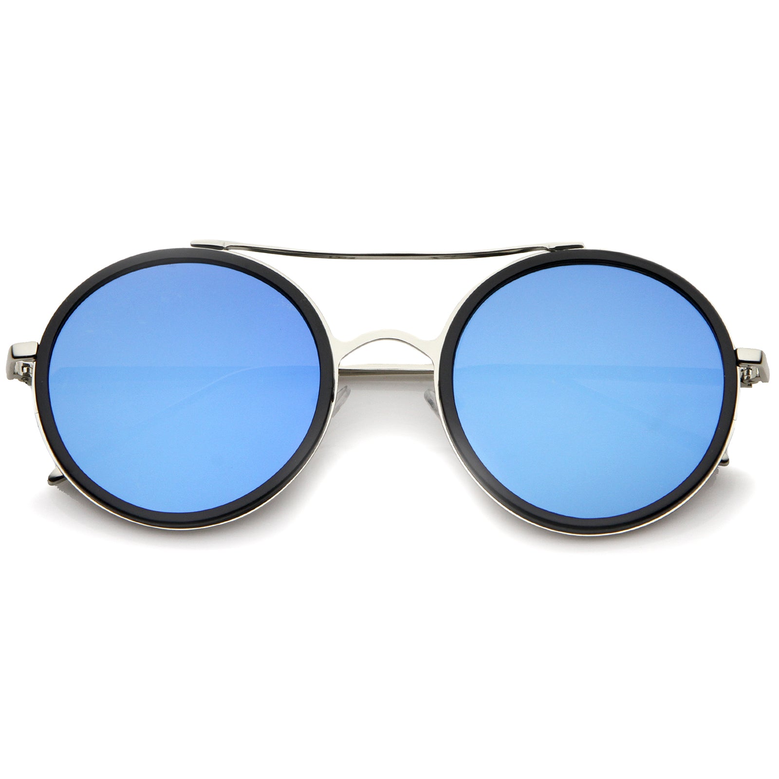 Black-Silver / Blue Mirror