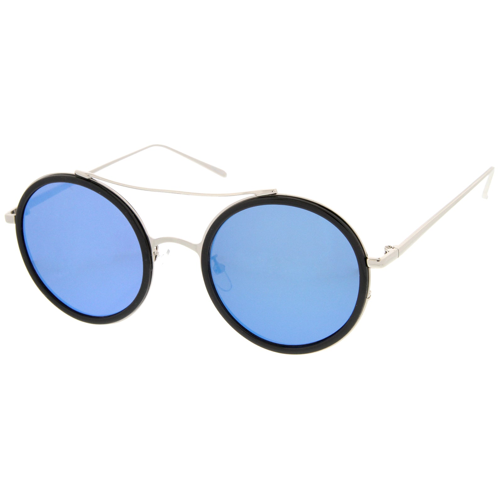 Black-Silver / Blue Mirror