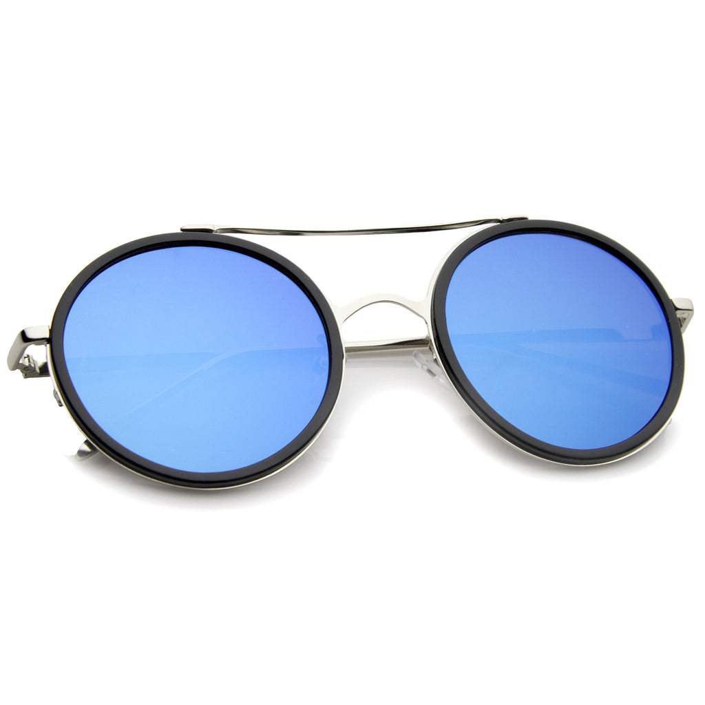 Black-Silver / Blue Mirror