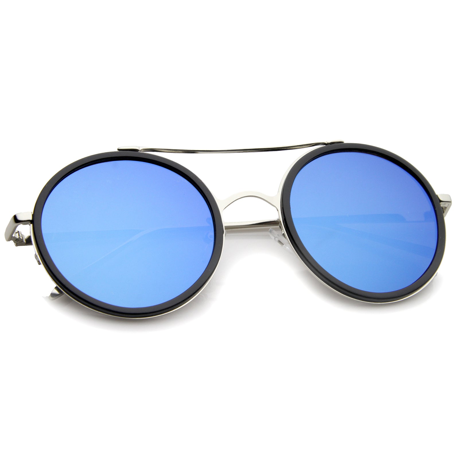 Black-Silver / Blue Mirror