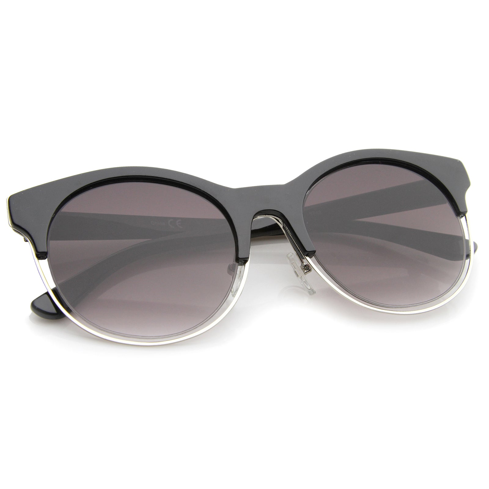 Shiny Black-Silver / Lavender