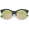 Shiny Black-Gold / Green Mirror