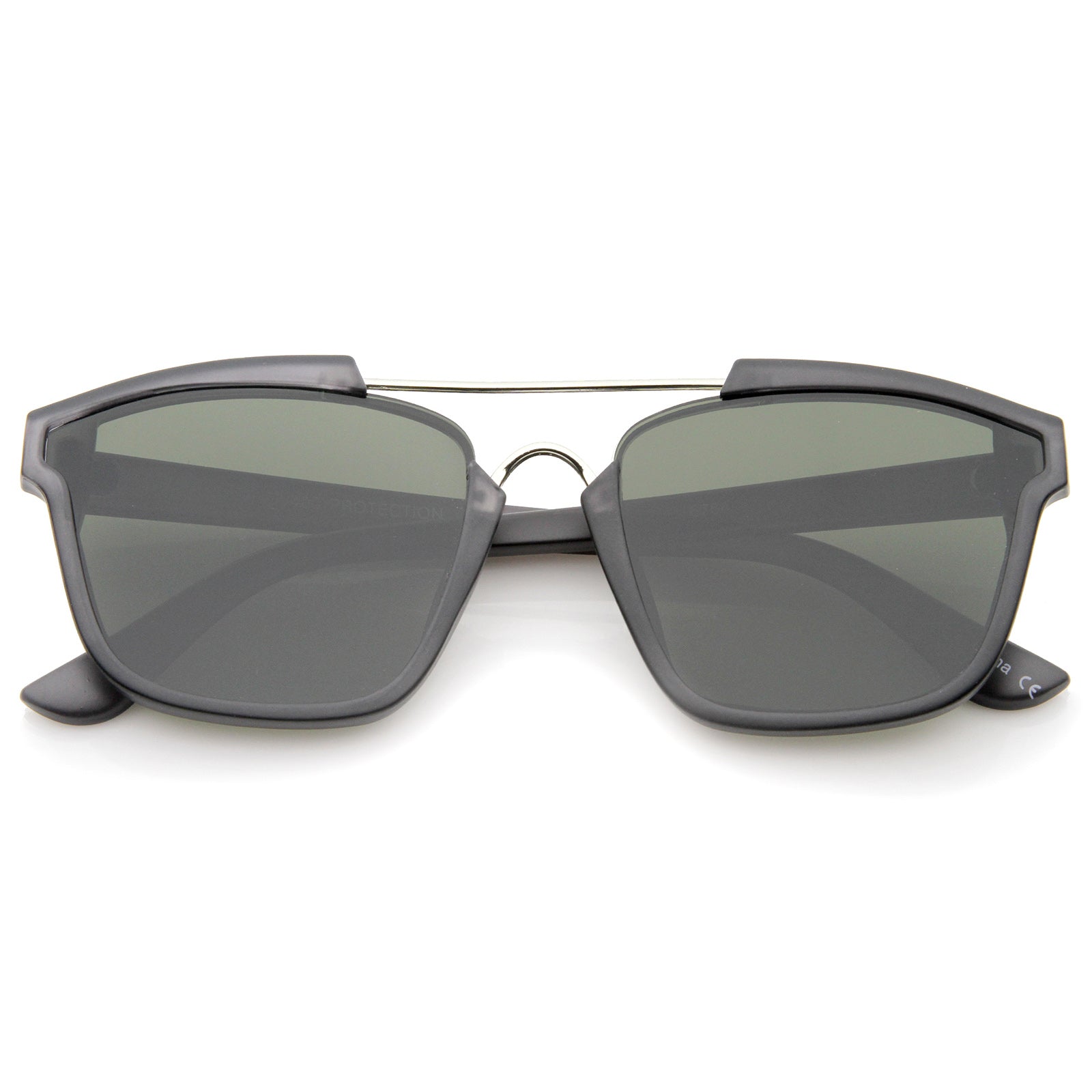 Matte Smoke-Silver / Green