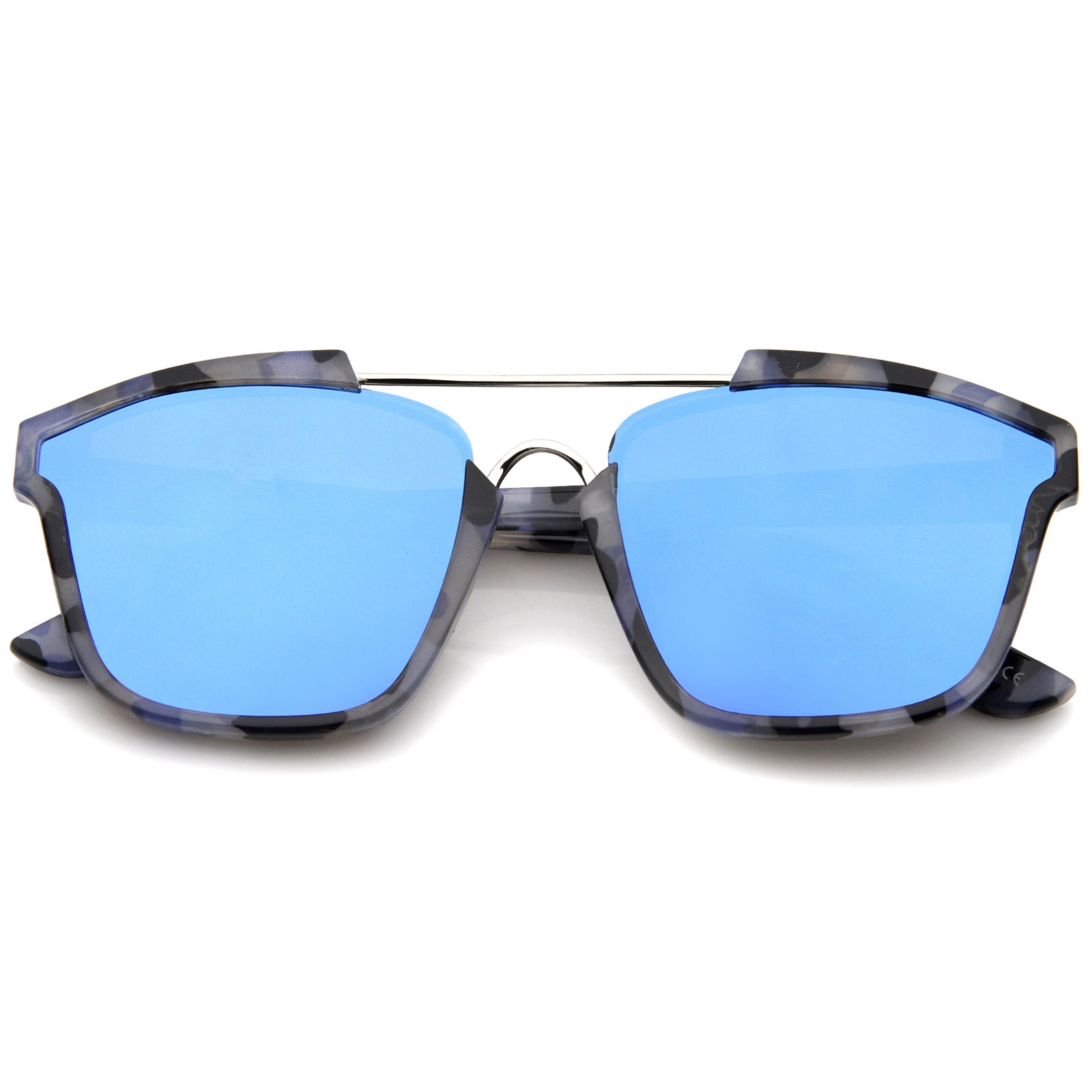Blue-Camo-Silver / Blue Mirror